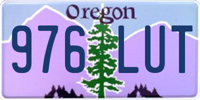 OR license plate 976LUT