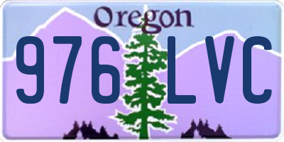 OR license plate 976LVC