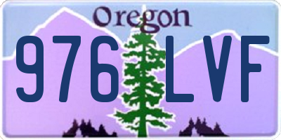 OR license plate 976LVF