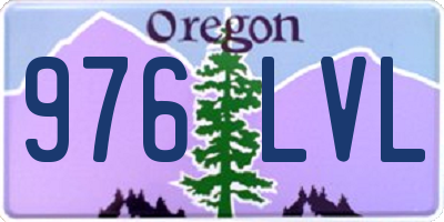OR license plate 976LVL