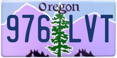 OR license plate 976LVT