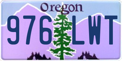 OR license plate 976LWT