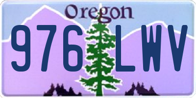 OR license plate 976LWV
