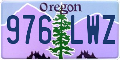 OR license plate 976LWZ