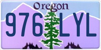 OR license plate 976LYL