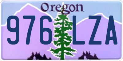OR license plate 976LZA