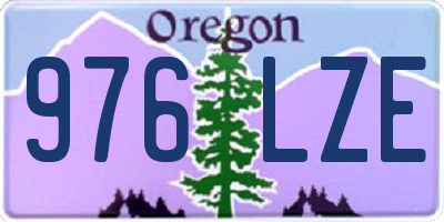 OR license plate 976LZE
