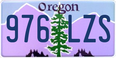 OR license plate 976LZS