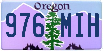 OR license plate 976MIH