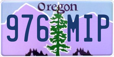 OR license plate 976MIP