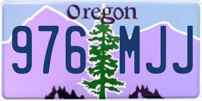 OR license plate 976MJJ