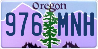 OR license plate 976MNH