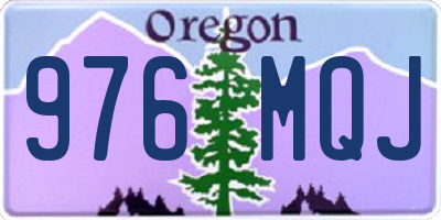 OR license plate 976MQJ