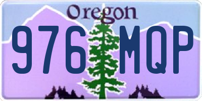 OR license plate 976MQP
