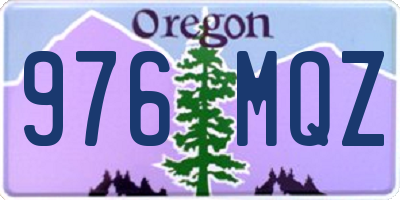 OR license plate 976MQZ