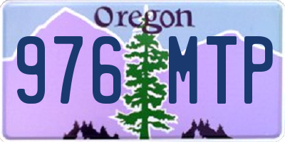 OR license plate 976MTP