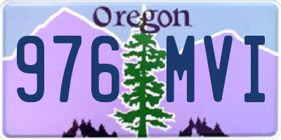OR license plate 976MVI