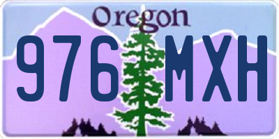OR license plate 976MXH