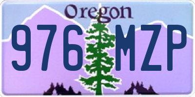 OR license plate 976MZP