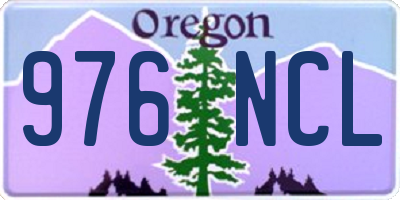 OR license plate 976NCL