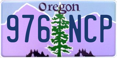 OR license plate 976NCP