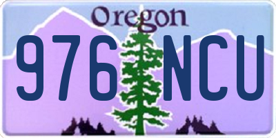 OR license plate 976NCU