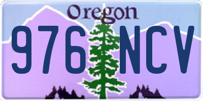 OR license plate 976NCV