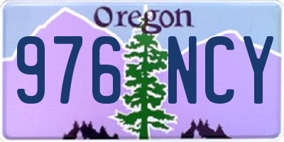 OR license plate 976NCY