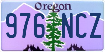 OR license plate 976NCZ