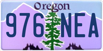 OR license plate 976NEA