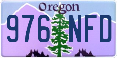 OR license plate 976NFD
