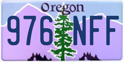 OR license plate 976NFF