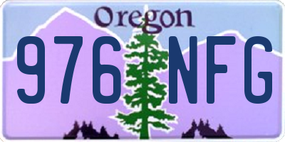 OR license plate 976NFG