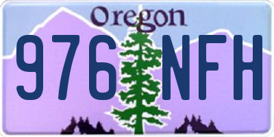 OR license plate 976NFH