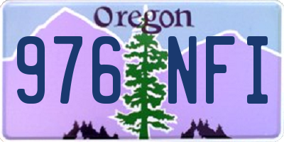 OR license plate 976NFI