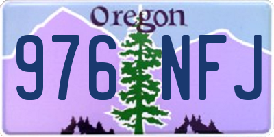 OR license plate 976NFJ