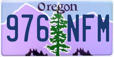 OR license plate 976NFM