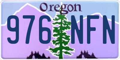 OR license plate 976NFN