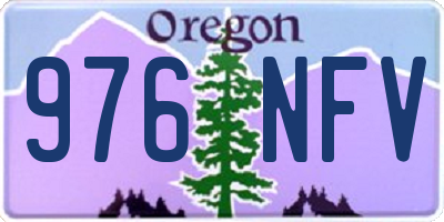OR license plate 976NFV