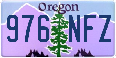 OR license plate 976NFZ