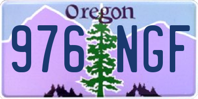 OR license plate 976NGF