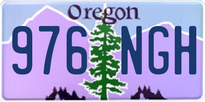 OR license plate 976NGH