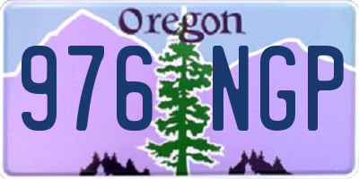 OR license plate 976NGP
