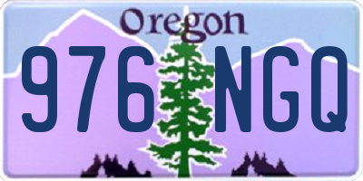 OR license plate 976NGQ