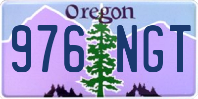OR license plate 976NGT