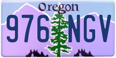 OR license plate 976NGV
