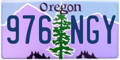 OR license plate 976NGY