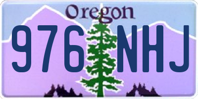 OR license plate 976NHJ