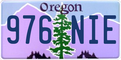OR license plate 976NIE