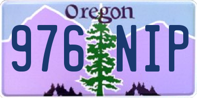 OR license plate 976NIP